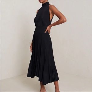 Alc black renzo pleated dress size 2